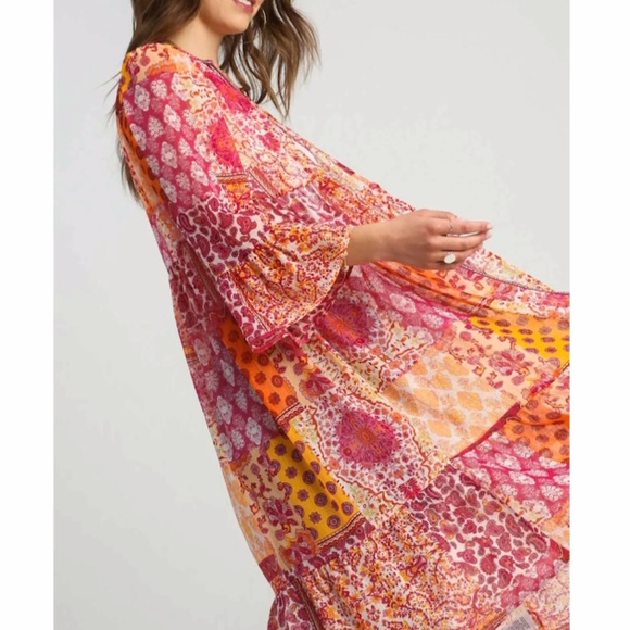 Tie Front Kimono - Picture 5 of 7